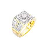 Square Baguette Moissanite Ring Size 9